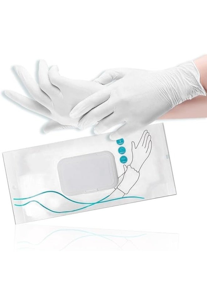 30pcs Nitrile Gloves for Kitchen and Bathroom – Non-Slip, Flexible, Durable, Antibacterial, Powder-Free and Odorless Gloves – Hypoallergenic, Touchscreen Friendly Hand Protection for Cooking, Cleaning - Image 2